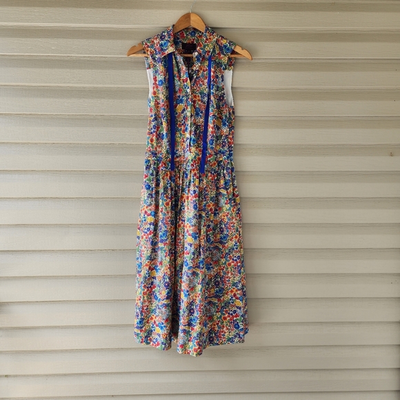 J. Crew Liberty Margaret Annie print shirt dress - Picture 3 of 15